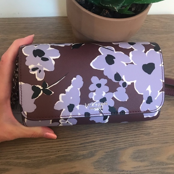 Kate Spade ♠️ Cameron Flap Crossbody Wildflower - Picture 4 of 16